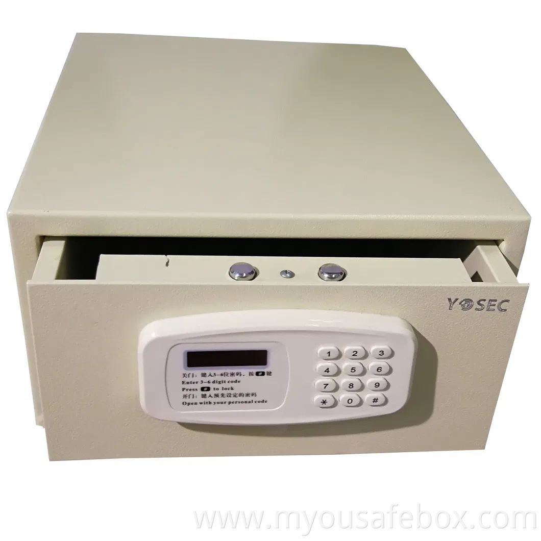 OEM/ODM Price Front Opening Hotel Drawer Safe Factory